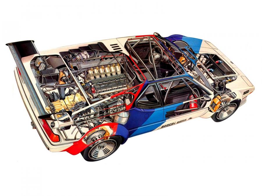 Схема BMW M1 Procar (E26) 1979 года  (фото 8 из 64)